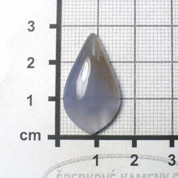 Modrý chalcedon,kabošon č.55| šperkové-kameny.cz 