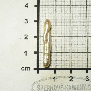 Říční perla,dlouhá,bílá, č. 20| šperkové-kameny.cz