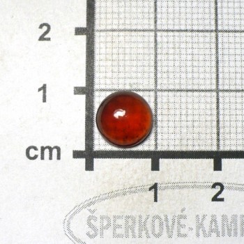 Rudý granát hesonit extra, Indie, kabošon č.7 | www.sperkove-kameny.cz