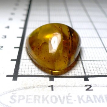 Jantar -přírodní ,velký kabošon č.25| šperkové-kameny.cz
