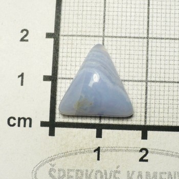 Modrý chalcedon,kabošon č.57| šperkové-kameny.cz 