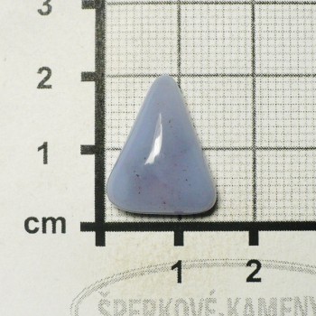Modrý chalcedon,kabošon č.61| šperkové-kameny.cz 