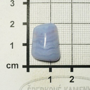 Modrý chalcedon,kabošon č.63| šperkové-kameny.cz 