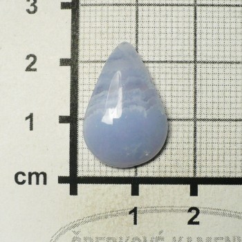 Modrý chalcedon,kabošon č.70| šperkové-kameny.cz 