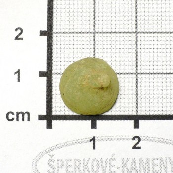 Prehnit s Epidotem surový,půlený, č. 2 | šperkové-kameny.cz