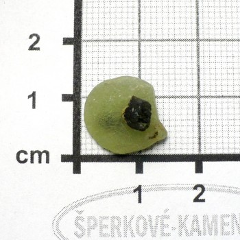 Prehnit s Epidotem surový,půlený, č. 4 | šperkové-kameny.cz