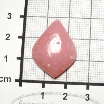Růžový opál Peru, kabošon č.38 | www.sperkove-kameny.cz