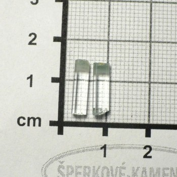 Akvamarín, světlý,výběrový, pár č.3| šperkové-kameny.cz