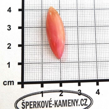 Růžový opál Peru, kabošon č.47 | www.sperkove-kameny.cz