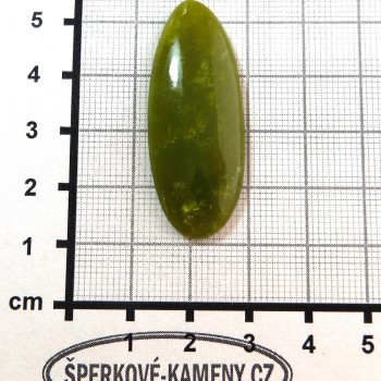 Serpentinit Pakistán, kabošon č.2| šperkové-kameny.cz