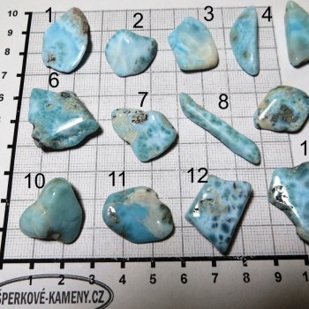 Larimar valoun set A / www.sperkove-kameny.cz