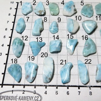 Larimar valoun set B / www.sperkove-kameny.cz