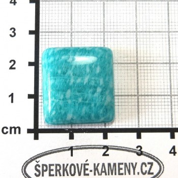 Amazonit , Tanzánie, kabošon 4| www.sperkove-kameny.cz