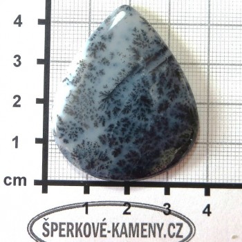 Dendritický opál, De luxe, kabošon 3 | www.sperkove-kameny.cz