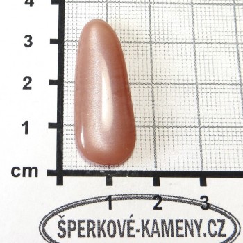 Sluneční kámen růžový - kabošon  10| www.sperkove-kameny.cz