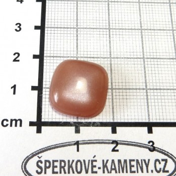 Sluneční kámen růžový - kabošon  11| www.sperkove-kameny.cz