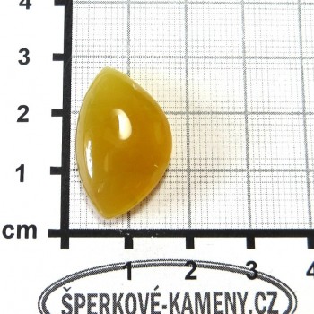 Žlutý opál, Tanzánie, kabošon 1 | www.sperkove-kameny.cz
