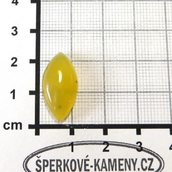 Žlutý opál, Tanzánie, kabošon 2 | www.sperkove-kameny.cz