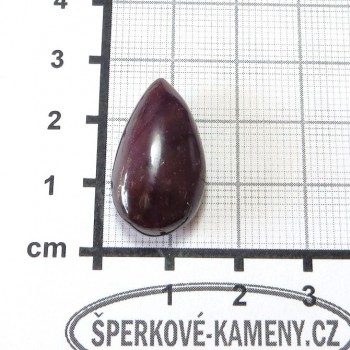  Granát asterický,kabošon 1 | šperkové-kameny.cz