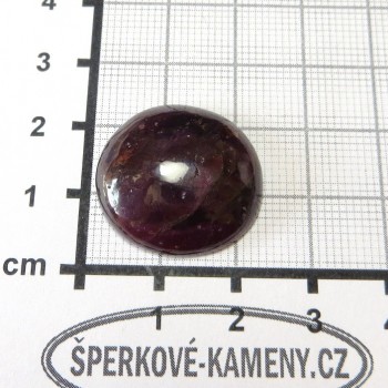  Granát asterický,kabošon 2 | šperkové-kameny.cz