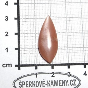Sluneční a měsíční kámen růžový - kabošon  15| www.sperkove-kameny.cz