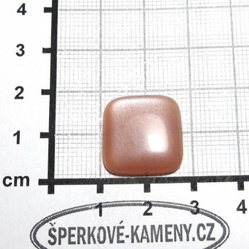 Sluneční a měsíční kámen růžový - kabošon  16| www.sperkove-kameny.cz