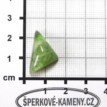 Olivín, Pákistán, kabošon 08 | šperkové-kameny.cz