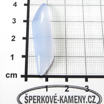 Modrý chalcedon, kabošon 07 | www.sperkove-kameny.cz 
