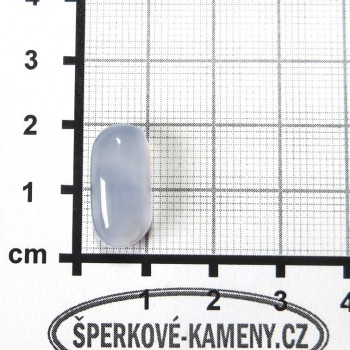 Modrý chalcedon, kabošon 09 | www.sperkove-kameny.cz 