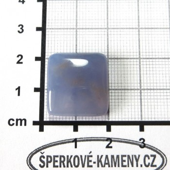 Modrý chalcedon, kabošon 010 | www.sperkove-kameny.cz 