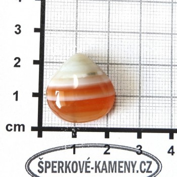 Přírodní karneol, kabošon 2| www.sperkove-kameny.cz