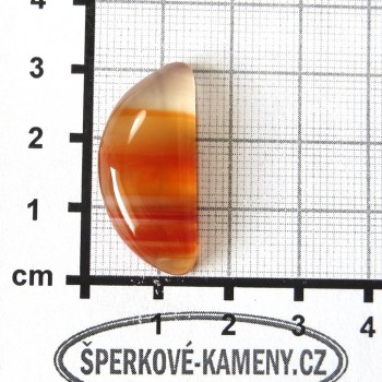 Přírodní karneol, kabošon 4| www.sperkove-kameny.cz