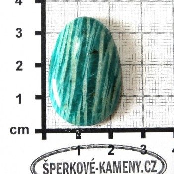 Amazonit , Tanzánie, kabošon 03| www.sperkove-kameny.cz