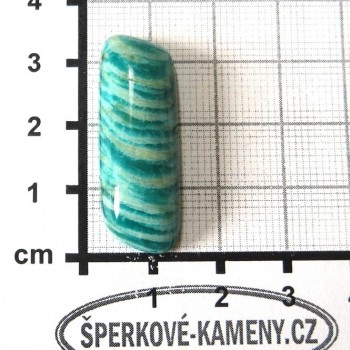 Amazonit , Tanzánie, kabošon 05| www.sperkove-kameny.cz