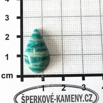 Amazonit , Tanzánie, kabošon 07| www.sperkove-kameny.cz