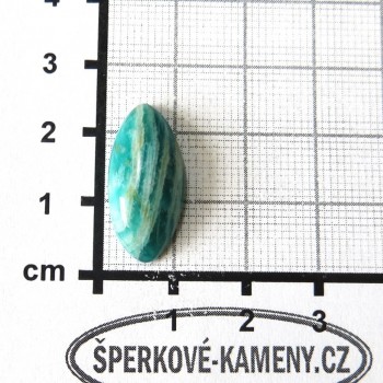 Amazonit , Tanzánie, kabošon 08| www.sperkove-kameny.cz