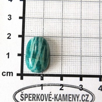 Amazonit , Tanzánie, kabošon 010| www.sperkove-kameny.cz
