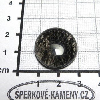 Turmalínový křišťál, kabošon 02 |www.sperkove-kameny.cz