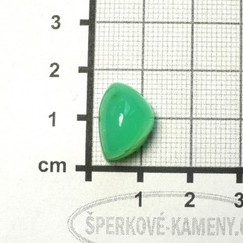 Chrysopál Tanzánie,kabošon  č.A54 | www.šperkové-kameny.cz