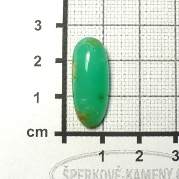 Chrysopál Tanzánie,kabošon  č.A58 | www.šperkové-kameny.cz