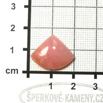 Růžový opál Peru, kabošon č.54 | www.sperkove-kameny.cz