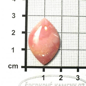 Růžový opál Peru, kabošon č.55 | www.sperkove-kameny.cz