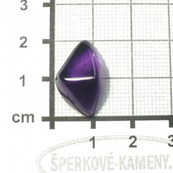 Ametyst Zambie, kabošon č.22| šperkové-kameny.cz