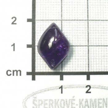 Ametyst Zambie, kabošon č.25| šperkové-kameny.cz