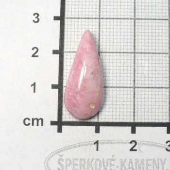 Rodochrozit, Argentina,  kabošon č.68| šperkové-kameny.cz