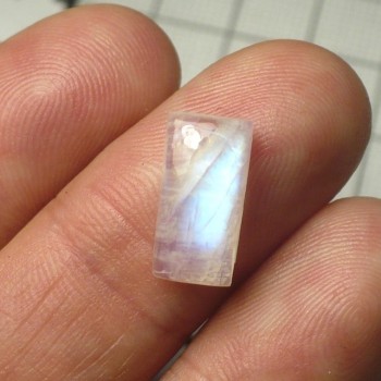 Duhový měsíční kámen, kabošon 12x6mm, č.22| www.sperkove-kameny.cz