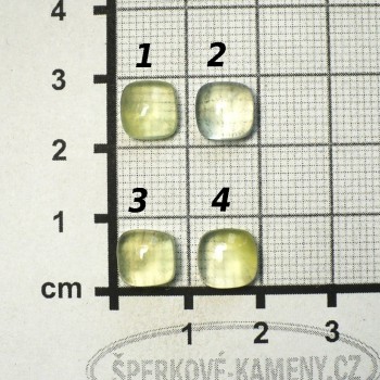 Prehnit, kabošon, set A, 1 ks | www.sperkove-kameny.cz