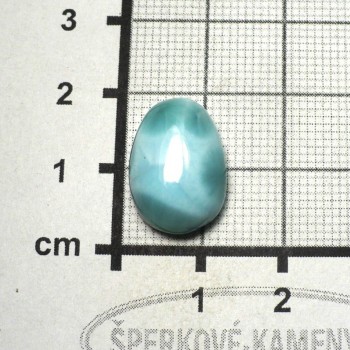 Larimar kabošon č.27| šperkové-kameny.cz