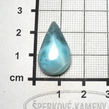 Larimar kabošon č.29| šperkové-kameny.cz