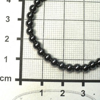 Hematite, bead4 mm, 10 pcs | www.sperkove-kameny.cz